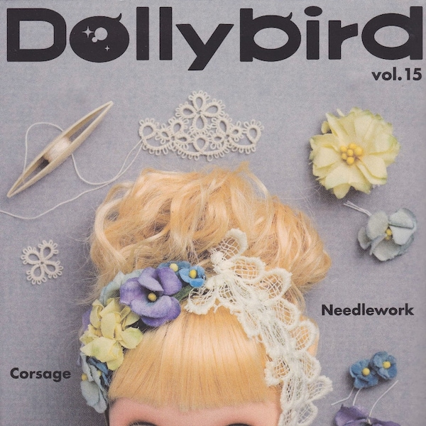 D@llybird Vol. 15 PDF Téléchargement instantané japonais eBook Pattern Sewing Blythe BJD Barbie Momoko Jenny 1/4 1/6 1/8