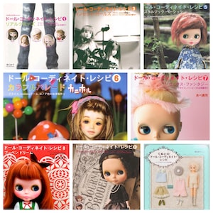 08 MAGS PDF Ricette per Cordinare le Bambole Digital Pack  Instant Download Giapponese  pattern cartamodelli Blythe BJD Barbie Momoko Jenny