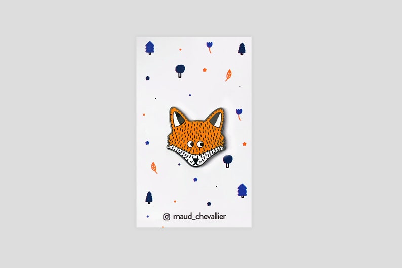 Pin's Renard poilu image 1