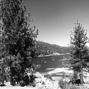 Big Bear Lake, San Bernardino, California, Fine Art Black and White Photography.