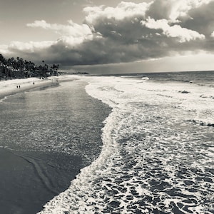 San Clemente, California Beach Morning Black and White Fine Art Photography