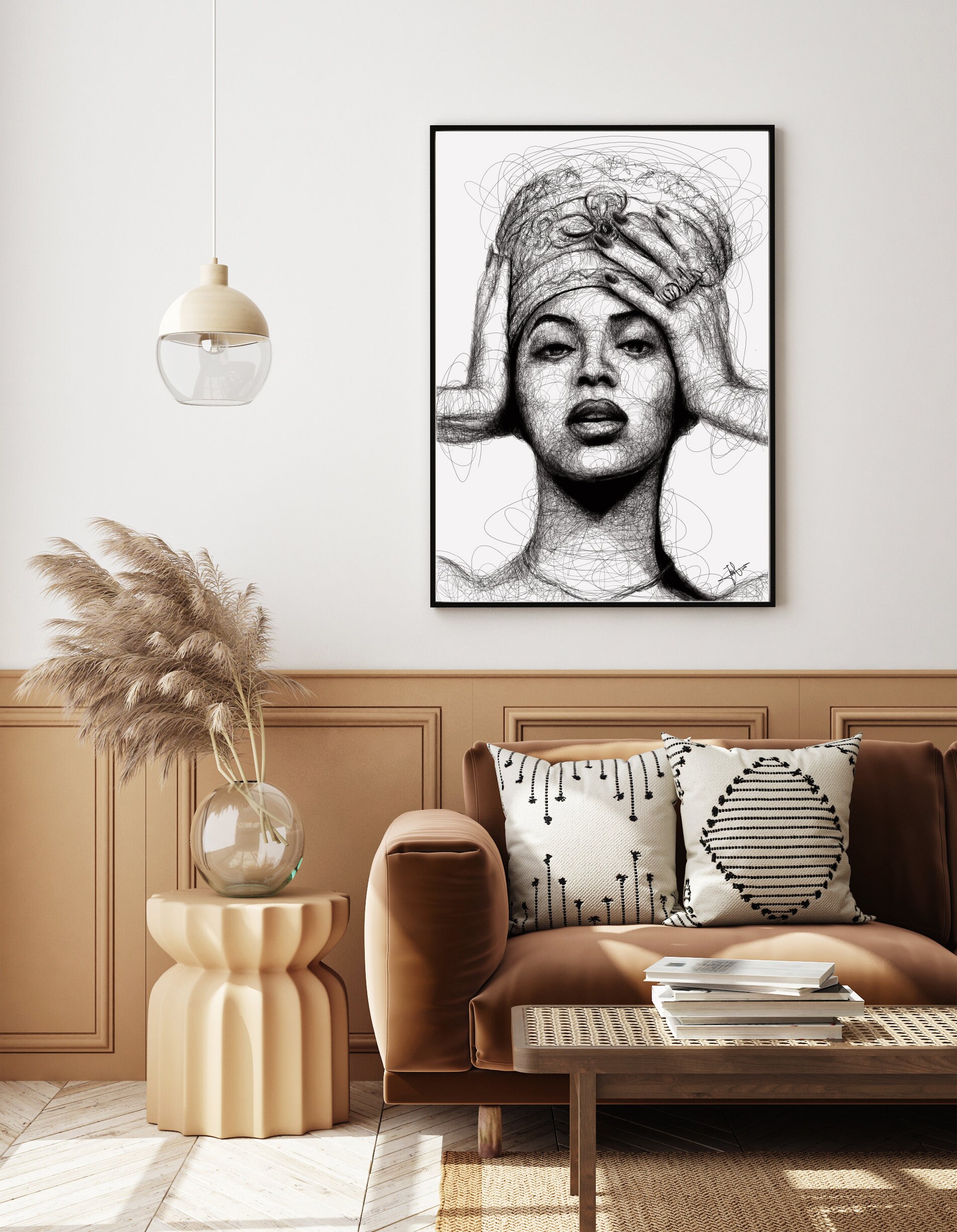 QUEEN BEY II | Museum Quality Print | Beyonce Print | Women Art | Lin…