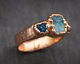 Multi birth stone Ring | Multi Gemstone wide band Ring customization