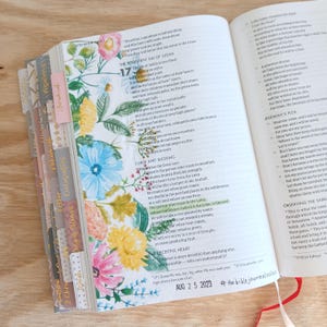 Floral Bible Journaling Printable – Margin Blooms 5 (PDF & JPG Download)