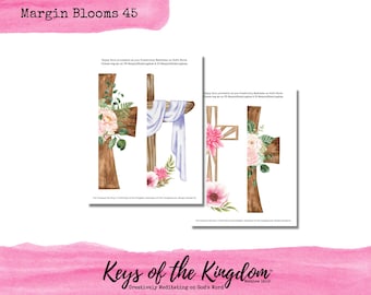Floral Bible Journaling Printable – Margin Blooms (PDF & JPG)