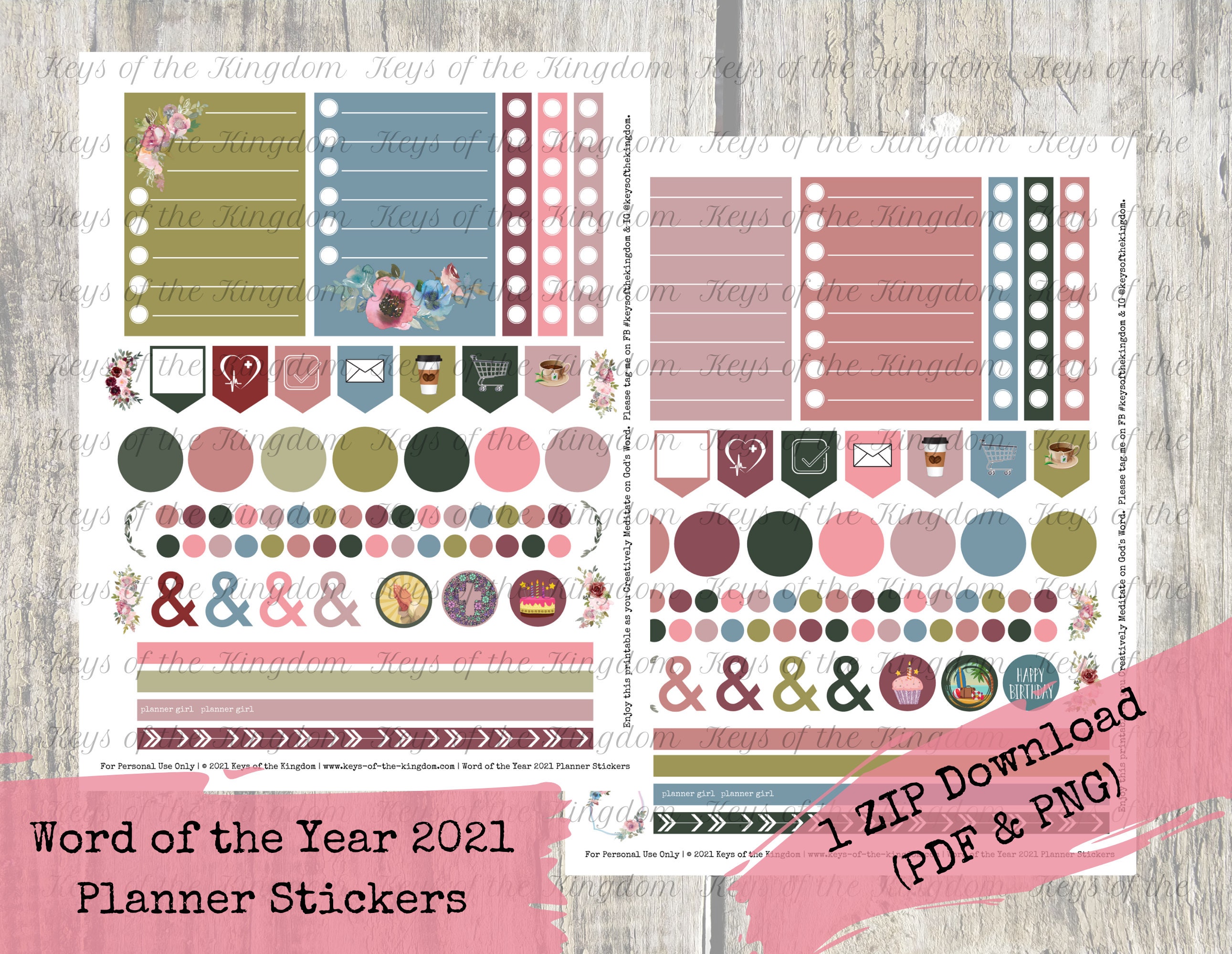 Planner Stickers Bible Journaling Planner Stickers | Etsy
