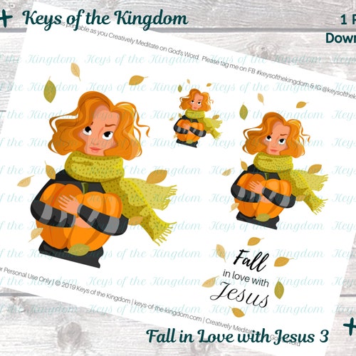 Bible Journaling Printable Autumn Leaves Jesus Doesn't - Etsy
