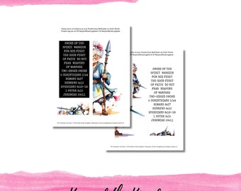 Floral Bible Journaling Printable – Margin Ladies Art (PDF & JPG)
