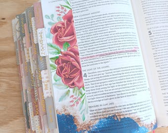 Diario biblico stampabile - Rosso, bianco e blu - Facile da stampare - Stampabile sulla libertà - 4 luglio - Altro nei margini - Dipingi nei margini