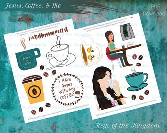 Jesús y el café: imprimible – Diario bíblico (descarga PDF)