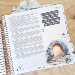 Diario bíblico imprimible de Pascua y Resurrección: Tumba vacía (Descarga en PDF y JPG)