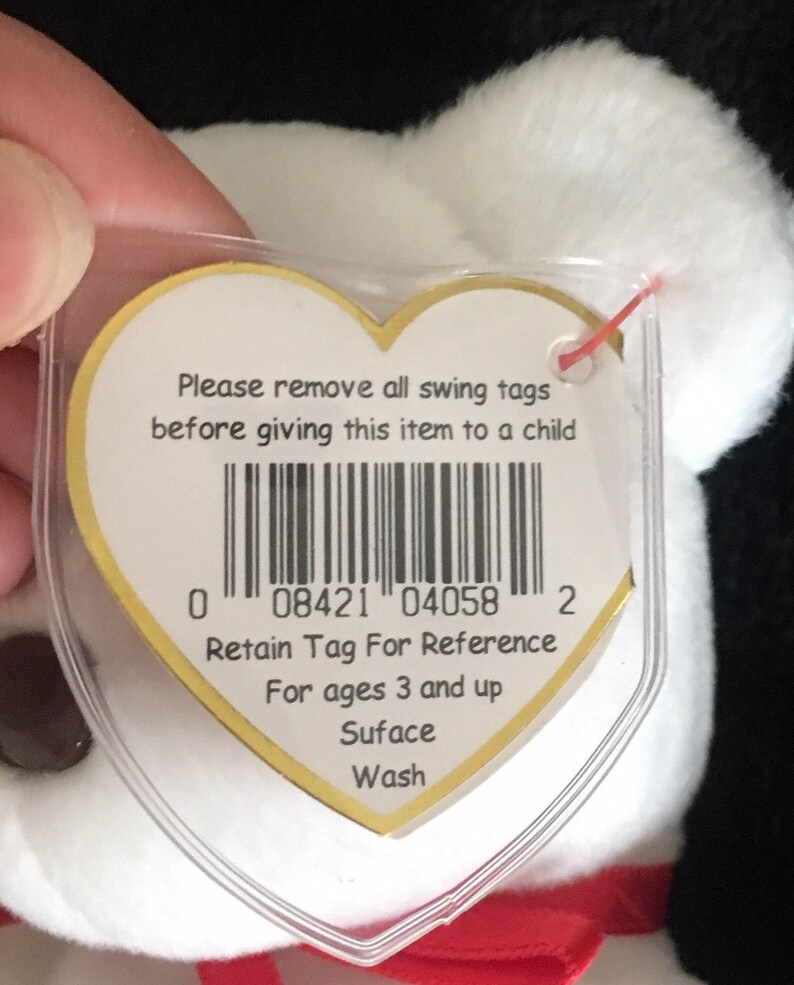 Original TY Valentino 1993 Beanie Baby, Rare Errors Etsy