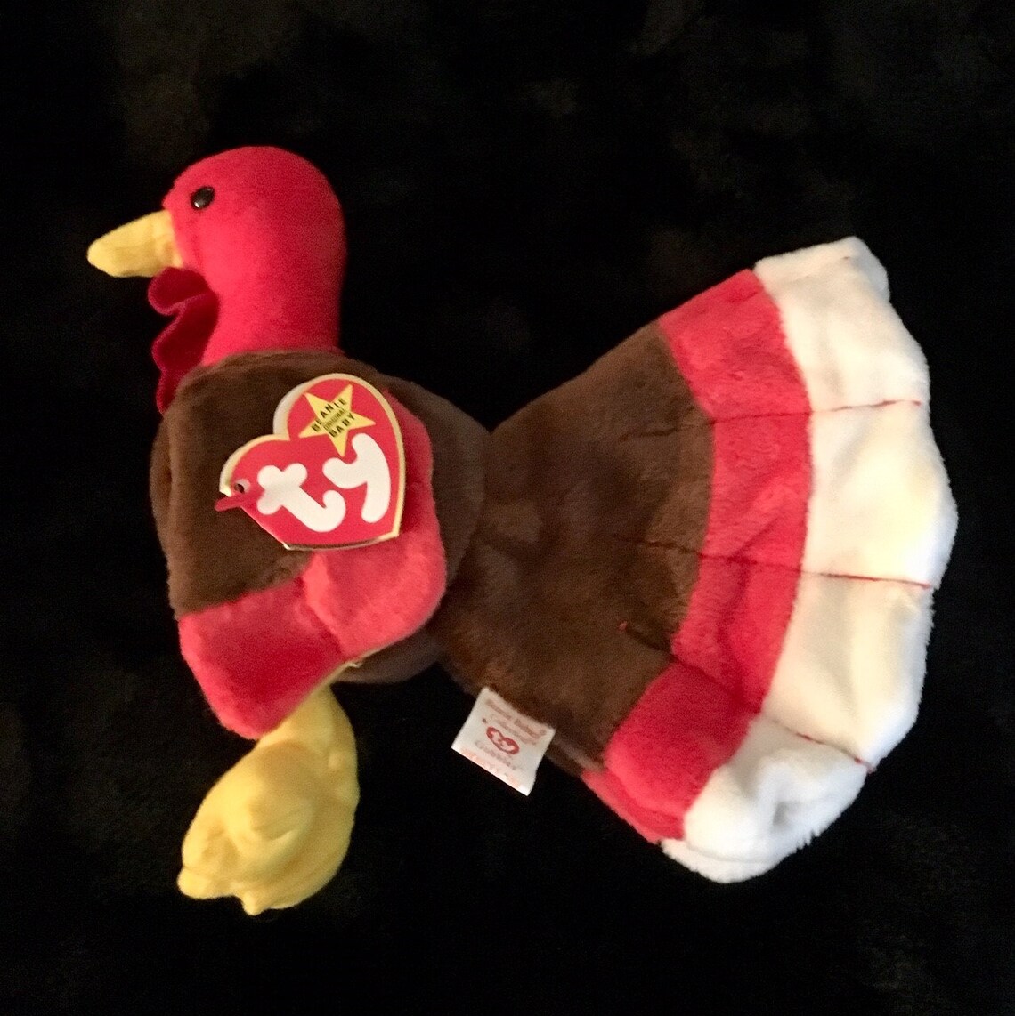 TY Gobbles the Turkey Original Beanie Baby RARE Etsy