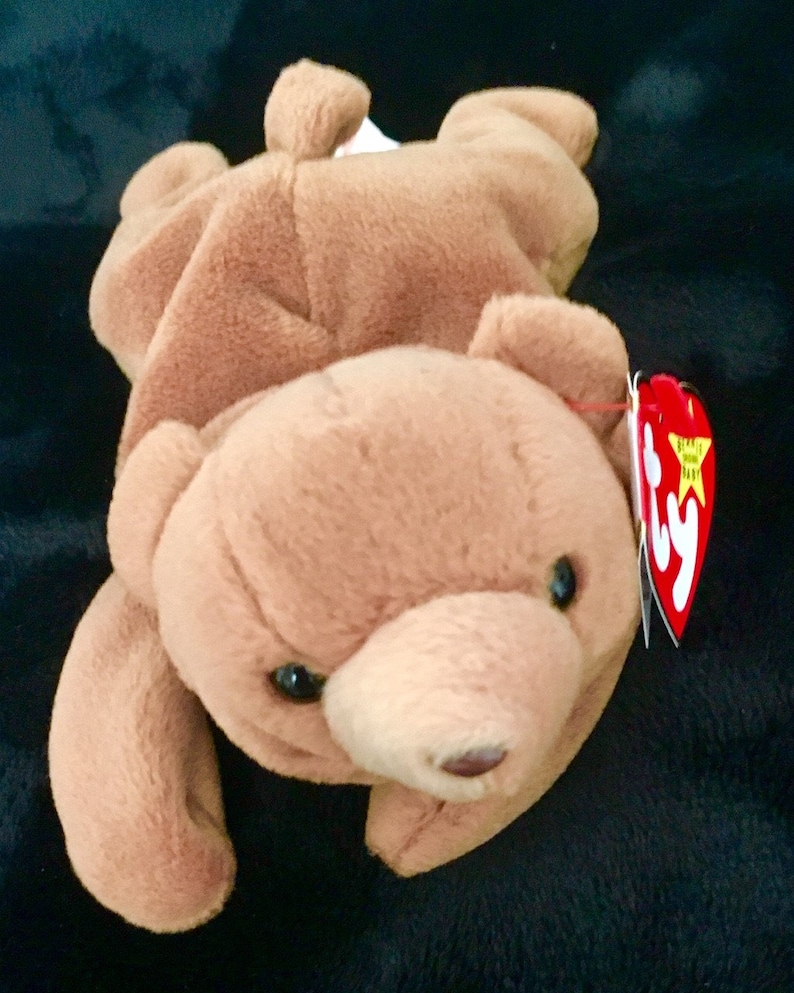 Cubbie Original TY Beanie Baby PVC 1993 Rare with Errors