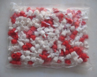 BATTLESHIP Game Replacement Pieces Parts 155 WHITE MISS PEGS Long