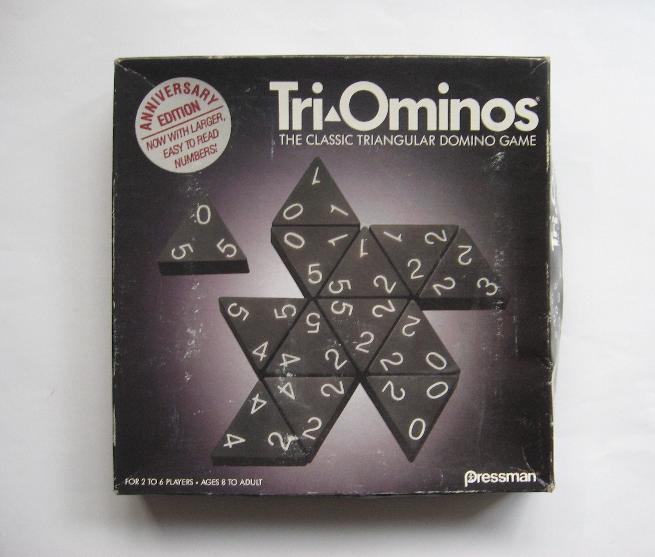  Tri-Ominos - Travel Edition with Lightweight Playing Tiles by  Pressman Games Blue, 5 : Toys & Games