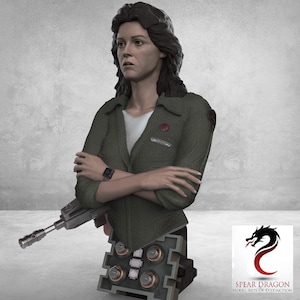 Specjalna seria Ripley ALIENS 1/4 Skala Żywica Popiersie