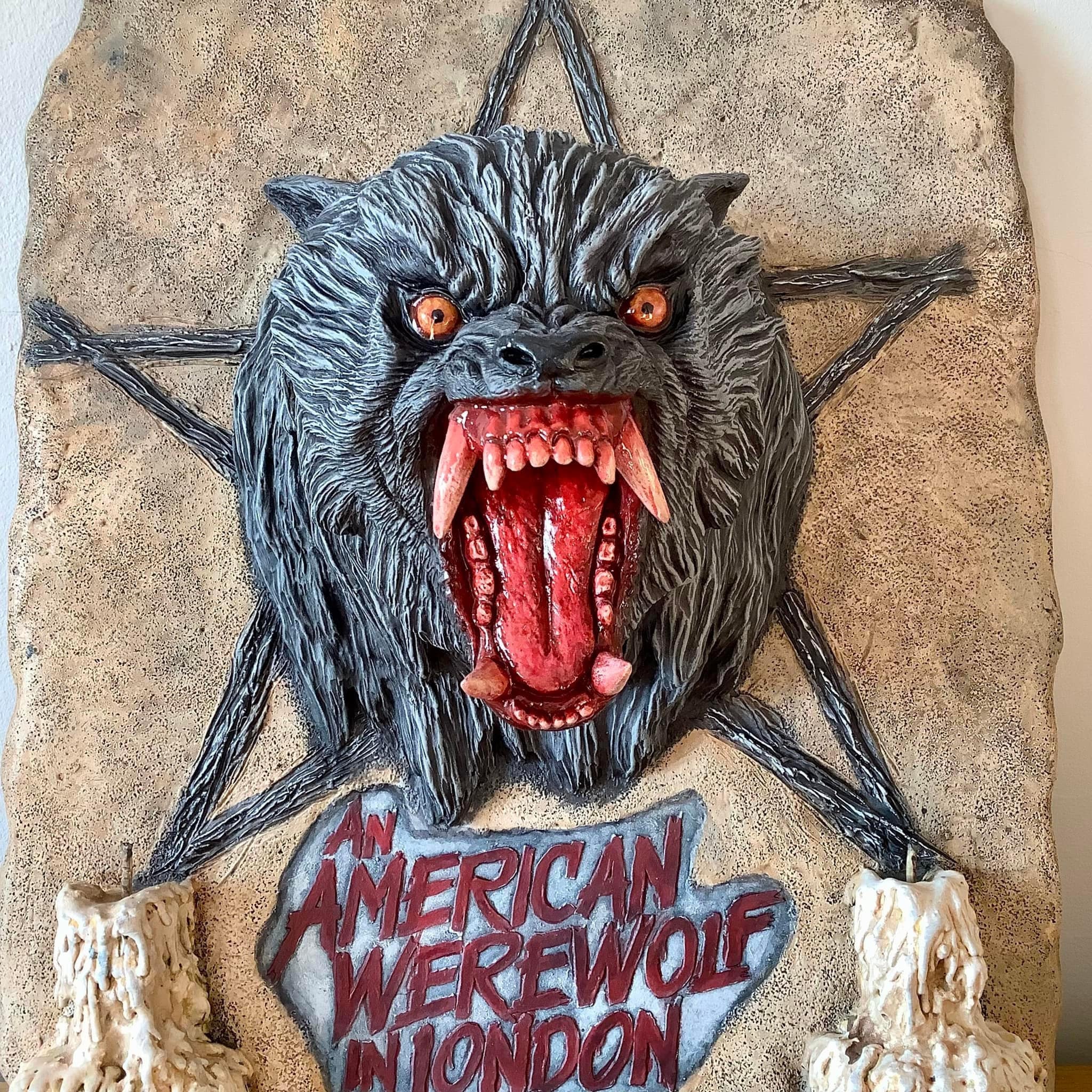 Special Edition an American Werewolf in London Pentagram Wall hanging Resin Model Kit Etsy