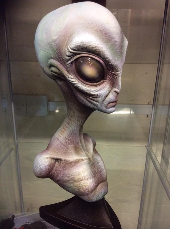 Rare AREA 51 Alien 1/3 Scale Resin Bust - UNPAINTED - Etsy