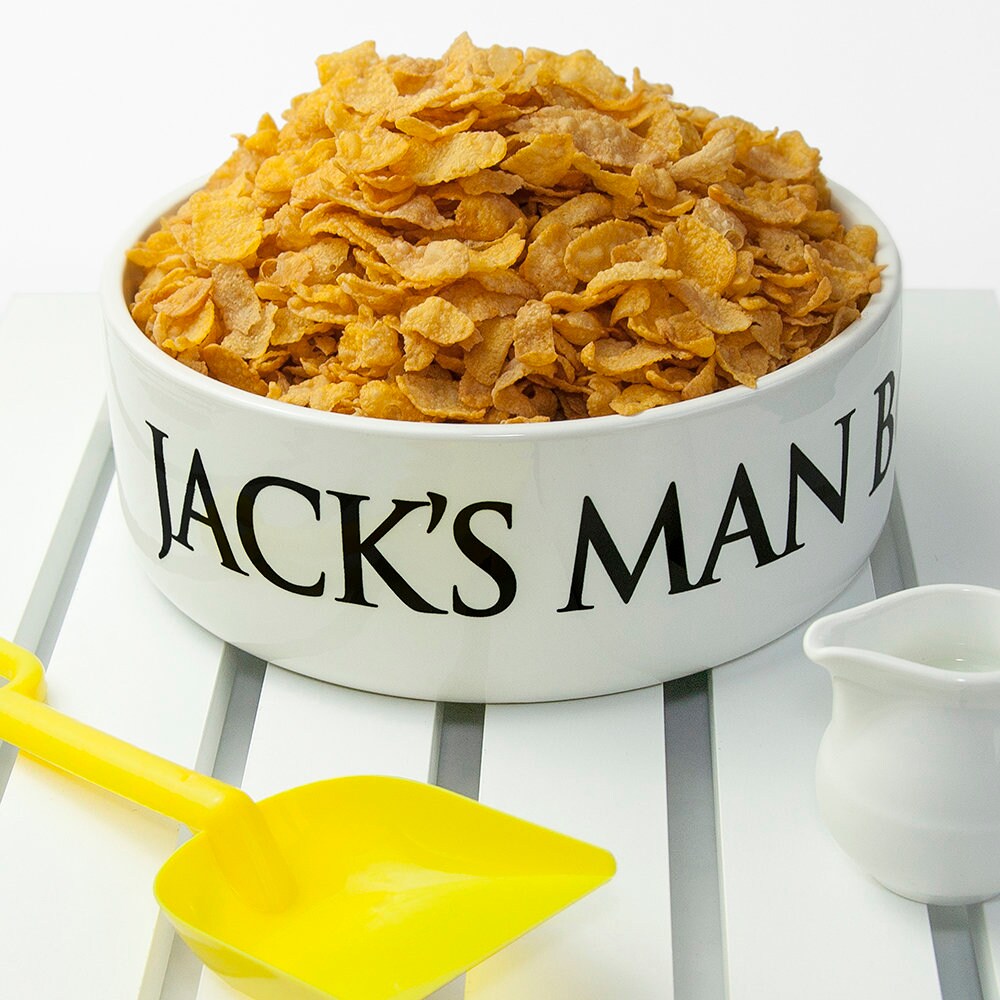 Personalised Super Large Ceramic Man Bowl - A Perfect Father's Da…