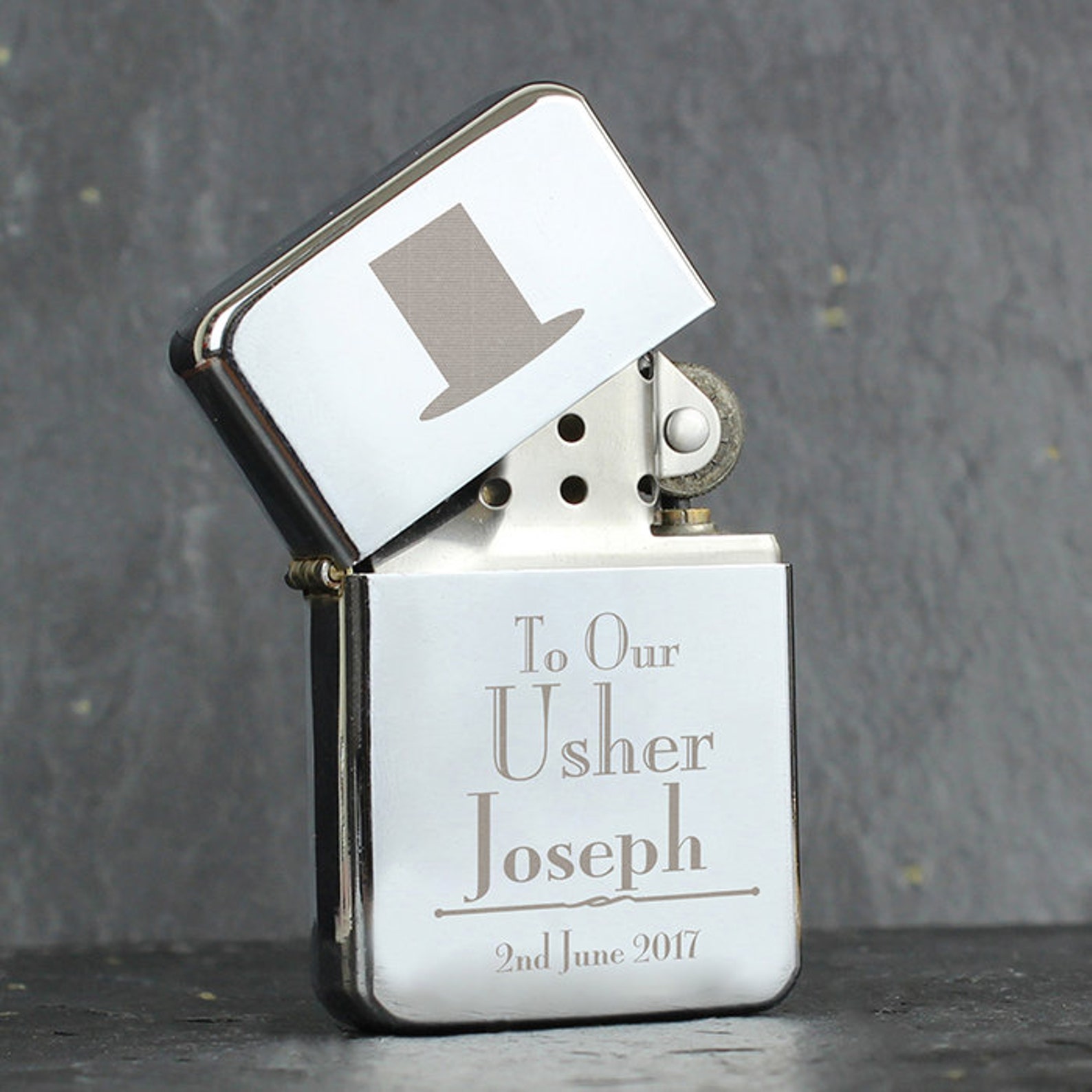 Personalised Engraved Decorative Wedding Lighters Choose Etsy