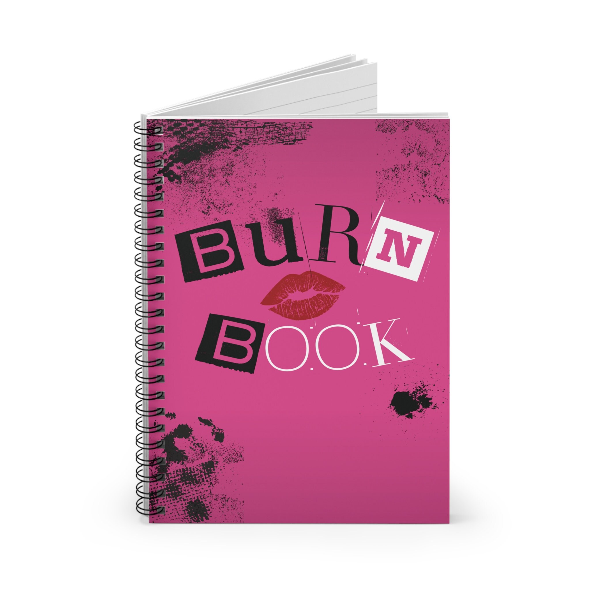 Mean Girls Burn Book Spiral Notebook Ruled Line 118 Page Sketchbook ...