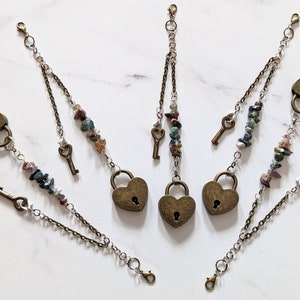 chatelaine tools. lock and key set