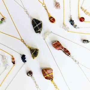 mystery crystal necklace.