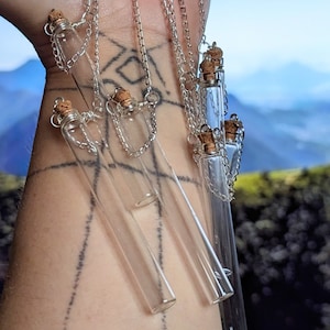 chatelaine tools. glass needle case