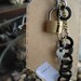 Industrial Statement Piece Keychain With Lock & Keys Keychain and ...