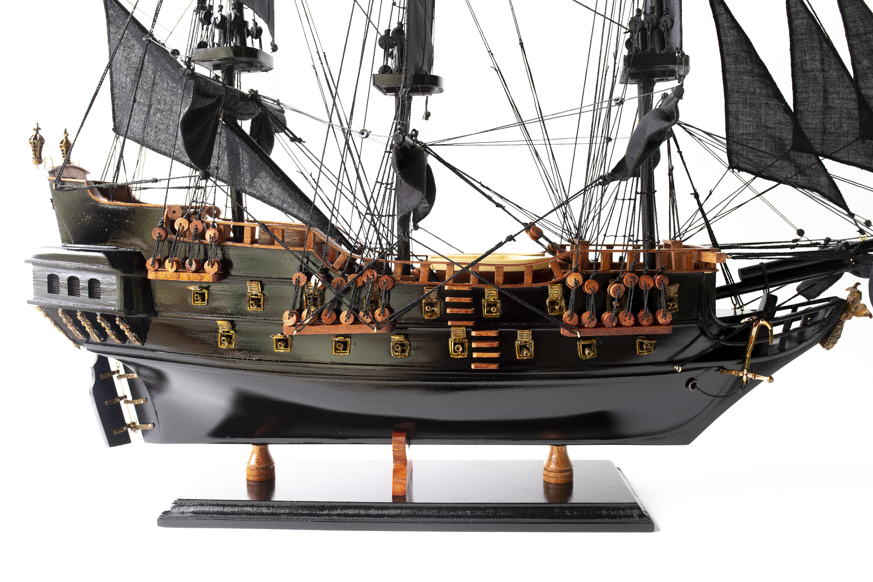 Black Pearl Handmade Model Ship - Jack Sparrow Ship - Pirates of