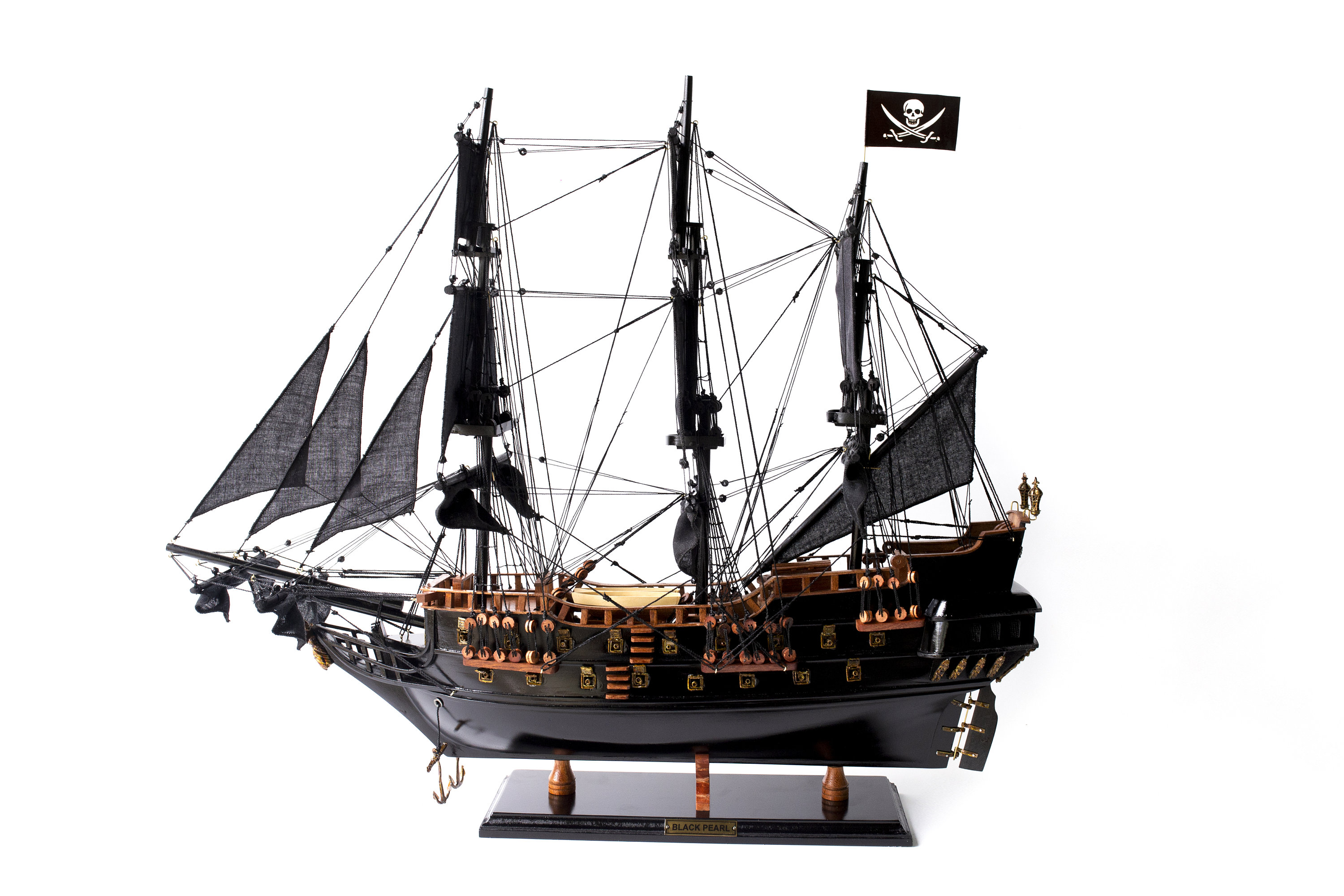 24 Black Pearl Handmade Model Ship Jack Sparrow Ship Etsy