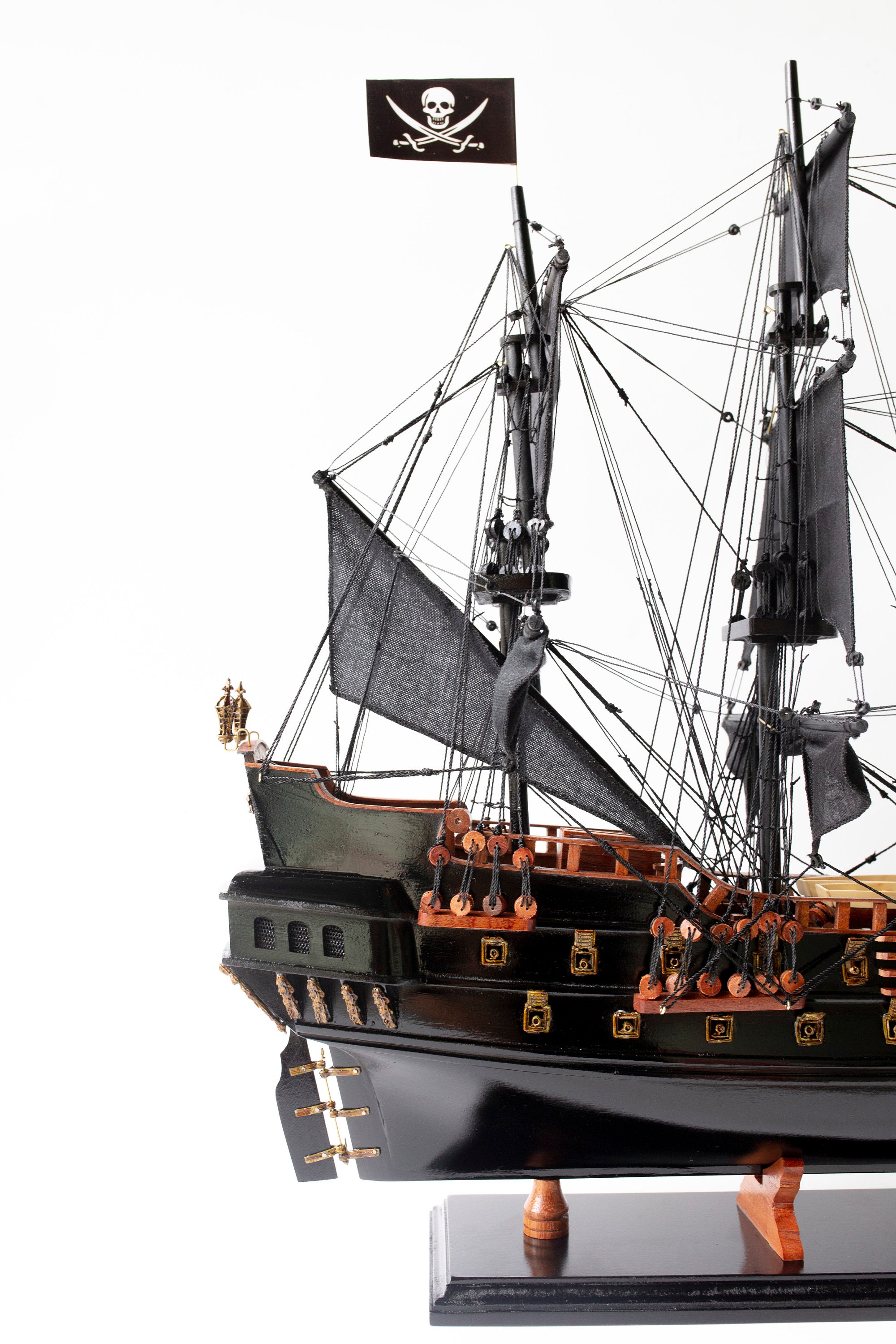 Black Pearl Handmade Model Ship - Jack Sparrow Ship - Pirates of