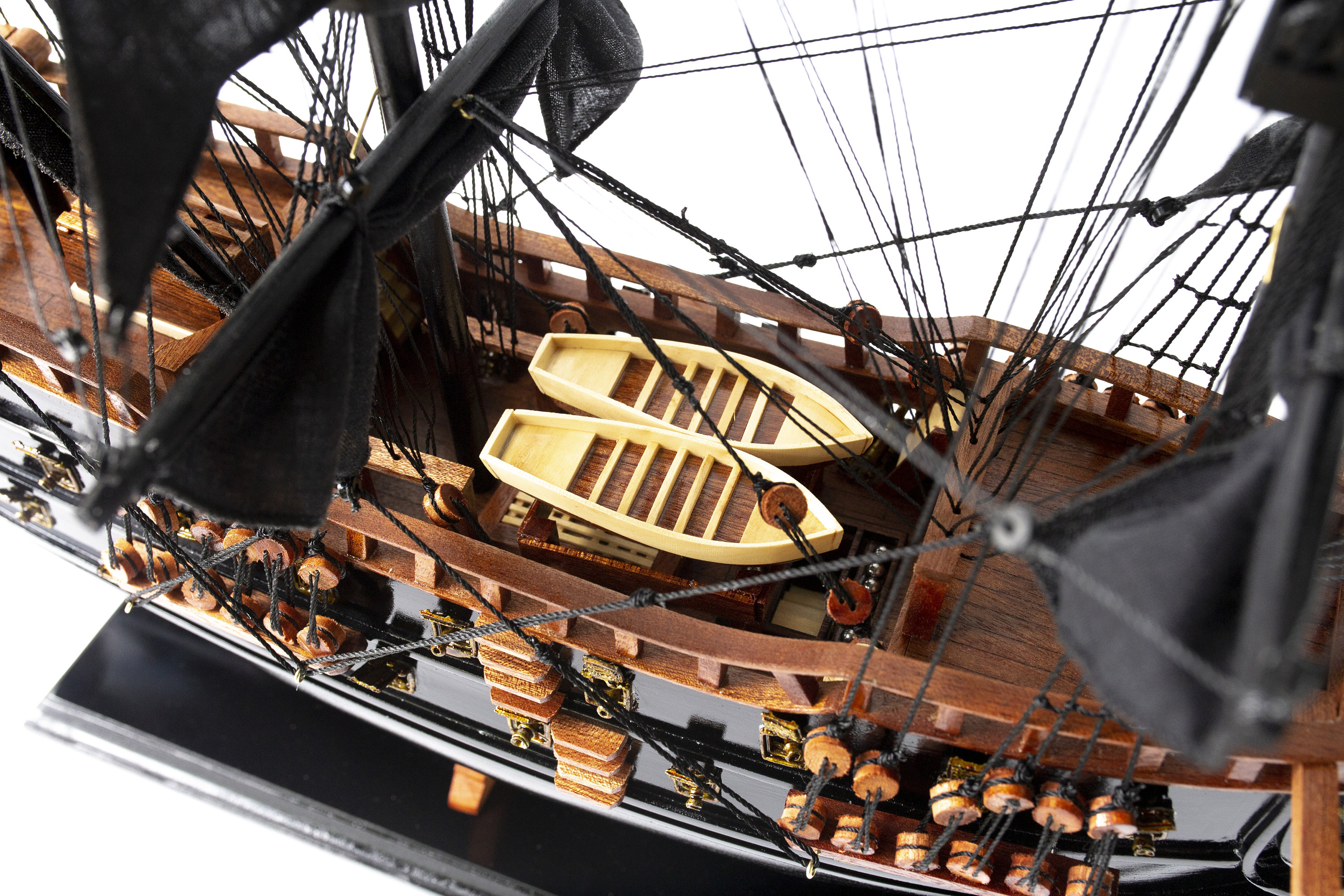 Black Pearl Handmade Model Ship - Jack Sparrow Ship - Pirates of