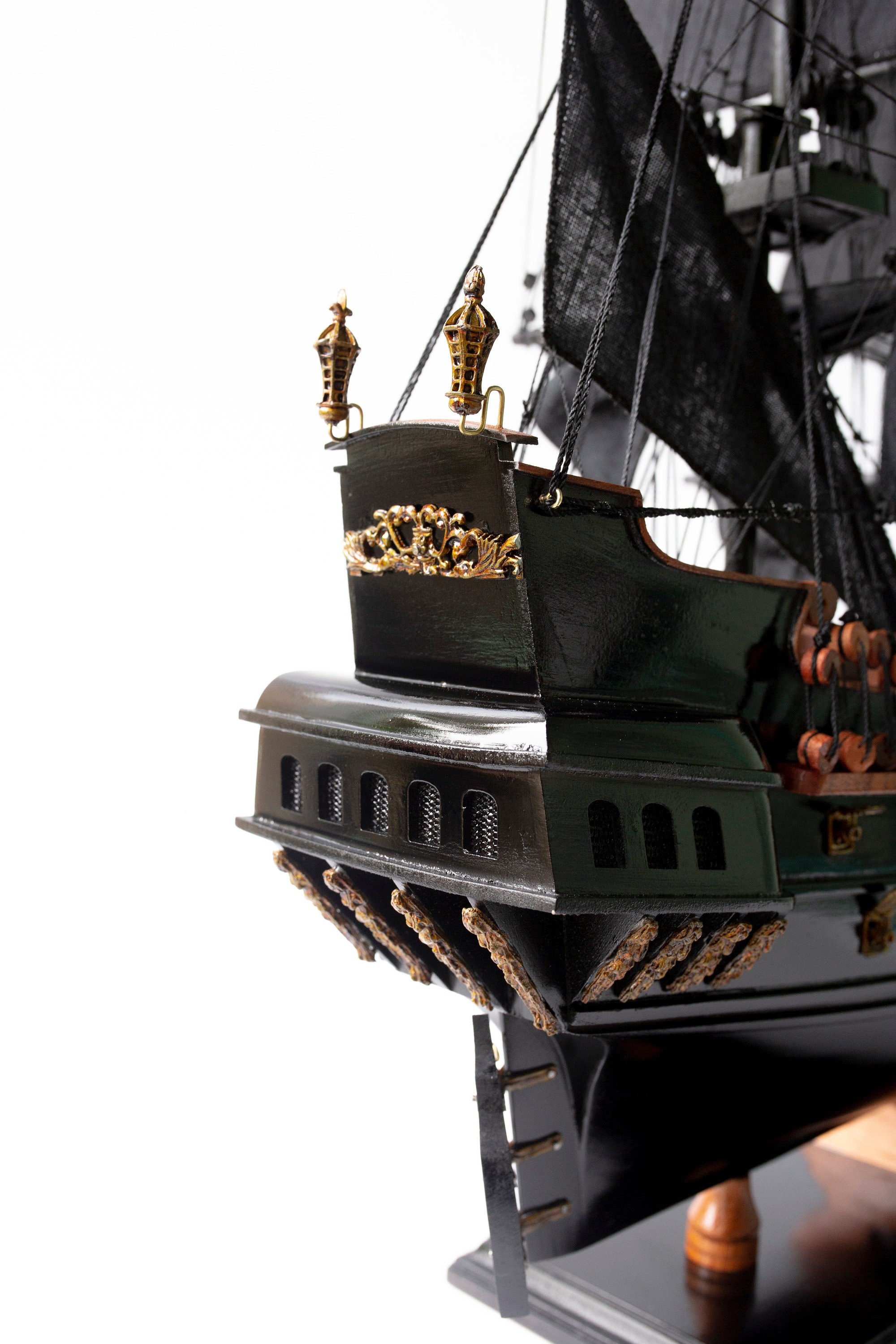24 Black Pearl Handmade Model Ship Jack Sparrow Ship Etsy