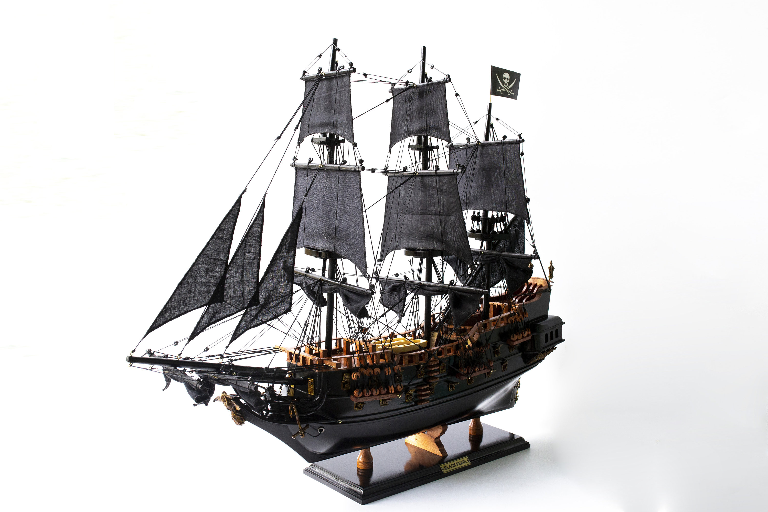 BLACK PEARL BP↔️FS CARVE 162 Black Pearl Handmade Model Ship - Jack Sparrow Ship - Pirates of