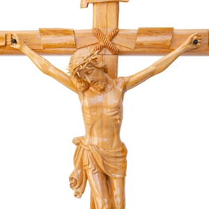 30&quot; to 67&quot; Wall Crucifix large, Carved Crucifixion, Wooden Religious Gifts, Domestic Altar, Catholic Gift, Religious Gift