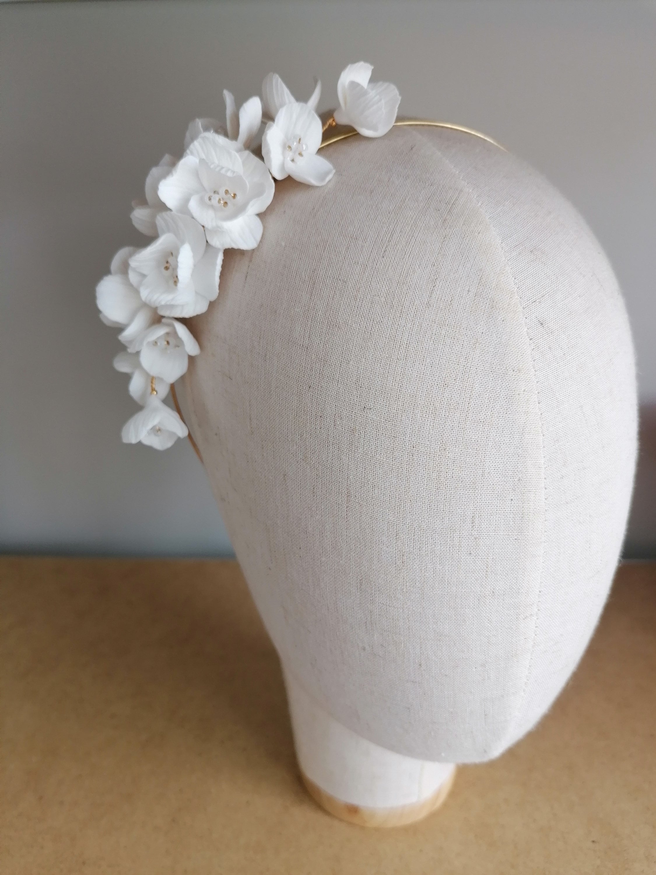 Flower headbands for weddings deals