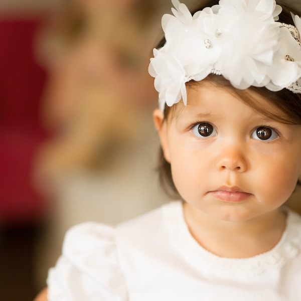Christening Headband Etsy