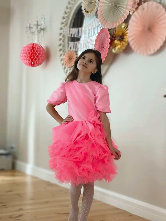 Tulle - Fluor Pink