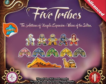 FIVE TRIBES “The Artisans of Naqala Expansion + Whims of the Sultan” upgrade kit! (Unofficial product)