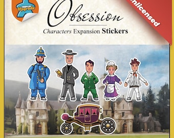 OBSESSION Characters Expansion Design B - Meeples Upgrade Kit