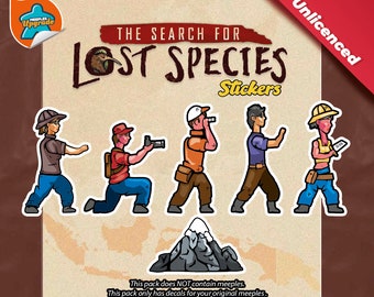 The Search for Lost Species Upgrade Kit Stickers • Decals Kit • Premium materials!