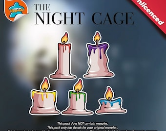 THE NIGHT CAGE Upgrade Kit Stickers • Decals Kit • Premium materials!