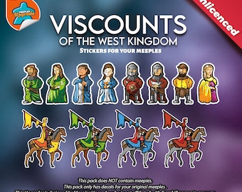 VISCOUNTS of the west Kingdom + FREE Keeper of Keys Expansion - Upgrade Kit 2.0 (Unofficial product)