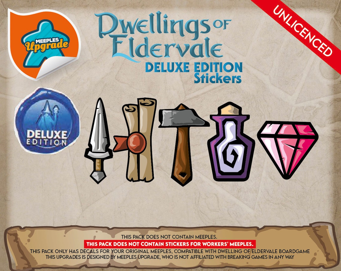 DWELLINGS of ELDERVALE DELUXE Version Meeples Upgrade Kit Etsy Canada