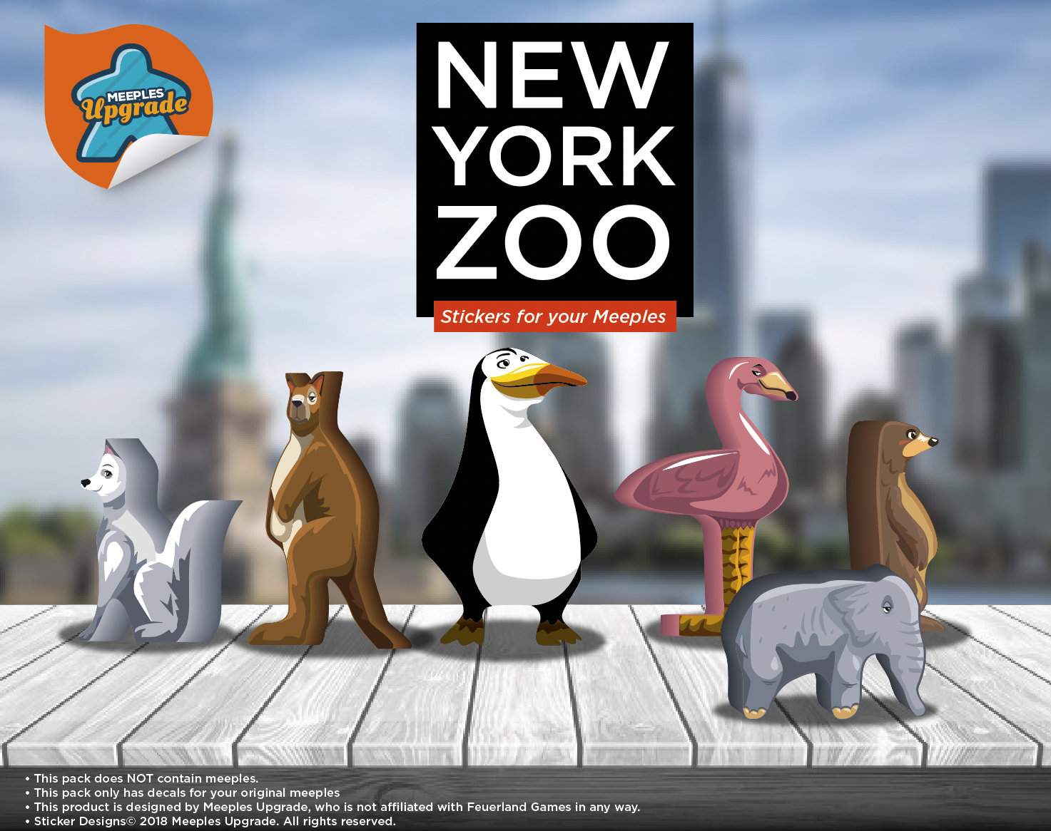 NEW YORK ZOO Upgrade Kit Stickers decals Kit Premium - Etsy Finland