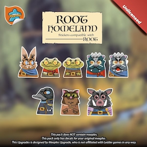 ROOT Homeland + GRATIS Homeland Hireling - uppgraderingskit (Inofficiell produkt)