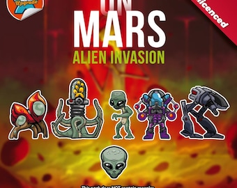 ON MARS Alien Invasion Upgrade Kit Stickers • Decals Kit • Premium materials!