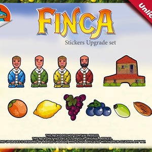 FINCA Meeples Upgrade Kit Stickers • Decals Kit • Premium materials!
